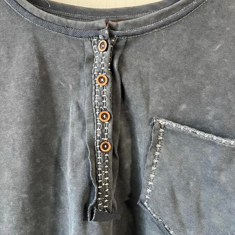 Shein BohoFeels Henley Top‎ - Picture 3 of 6